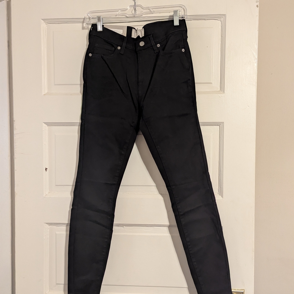 NWT Everlane Mid-Rise Skinny Stretch Jeans - Black